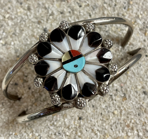 Sunface Armreif Zuni Indianerschmuck