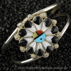 Sunface Armreif Zuni Indianerschmuck