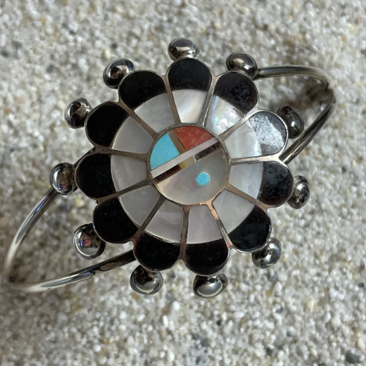 Sunface Armreif Zuni Indianerschmuck