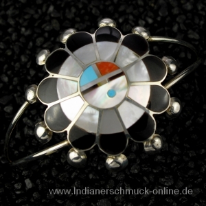 Sunface Armreif Zuni Indianerschmuck