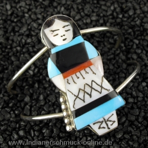 Zuni Maiden Armreif Zuni Indianerschmuck