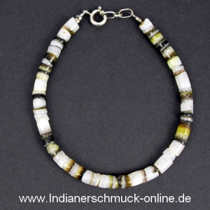 Armband Black Lip Muschel Indianerschmuck