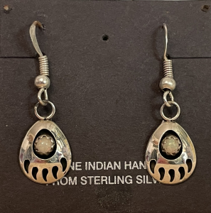 Brentatzen Ohrhnger Mini Opal Navajo Indianerschmuck