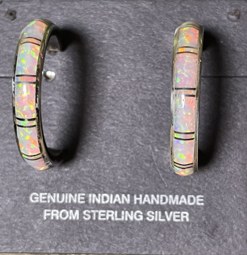 Opal Creole Sterlingsilber Navajo Handarbeit