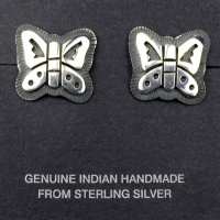 Hopi Schmetterling Ohrstecker Hopi Indianerschmuck