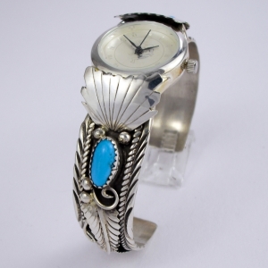 Trkis Uhrenarmreif Navajo Indianerschmuck Damen